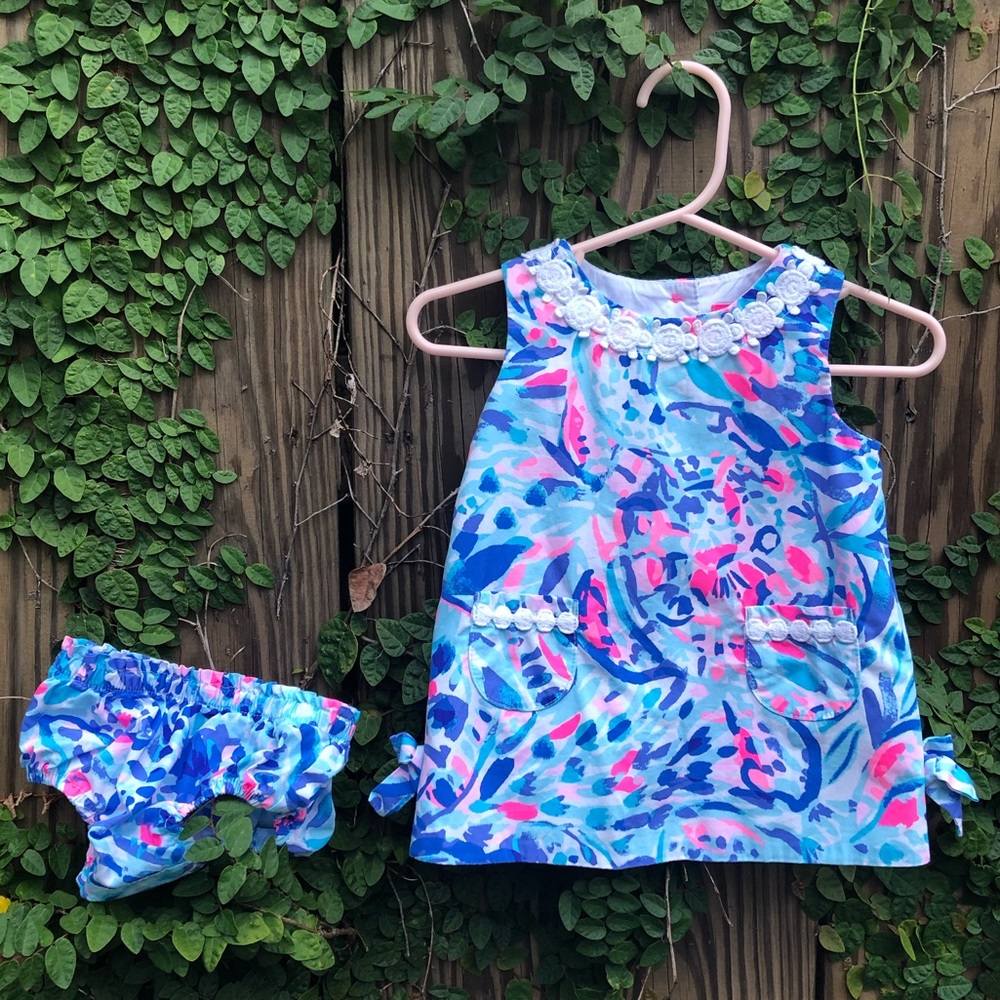 Lilly Pulitzer Matching Set 3/6 Month Old